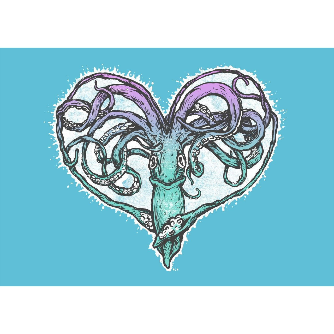 spiderweb island heart squids