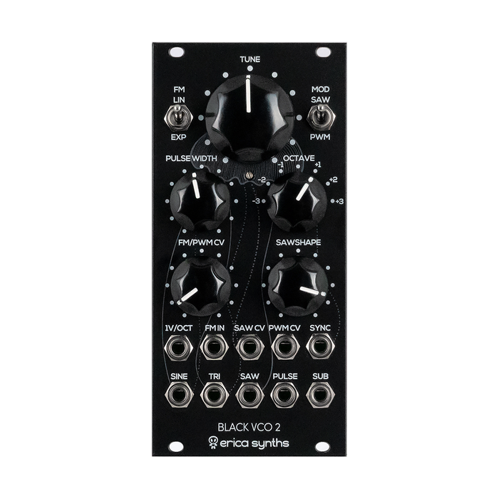 Erica Synths Black VCO2—Clockface Modular