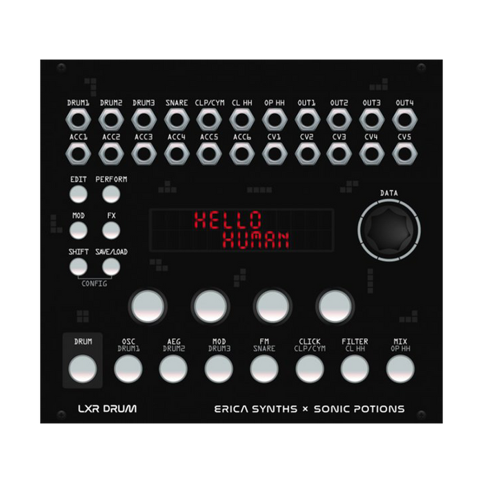 Erica Synths LXR-02 Drum Module — Clockface Modular