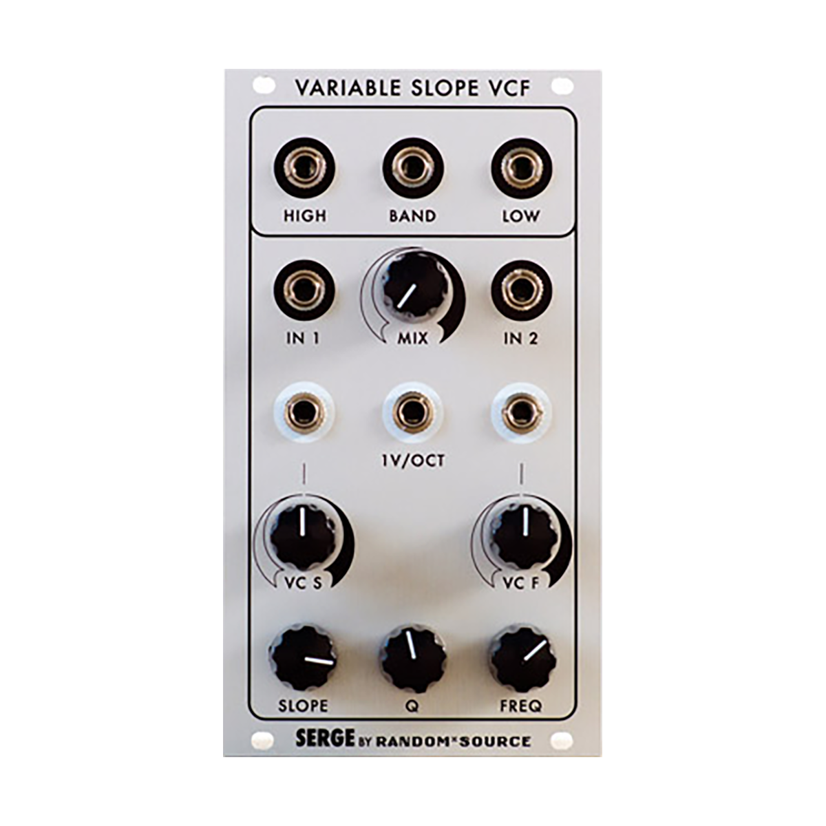 Random * Source Serge Variable Slope Filter (VCFS) — Clockface Modular