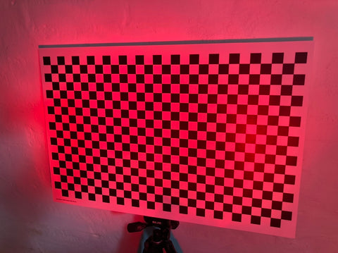 Passive LWIR/SWIR thermal target under heating using a IR heating lamp