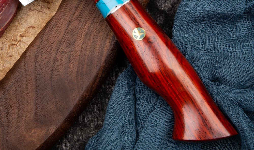 Ergonomic Rosewood Handle