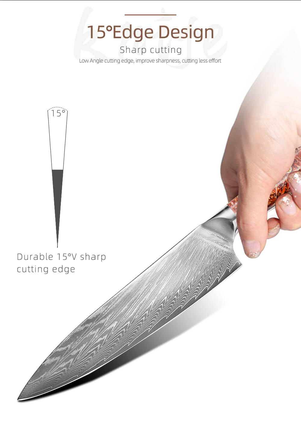 Damascus Blade Kitchen Knives