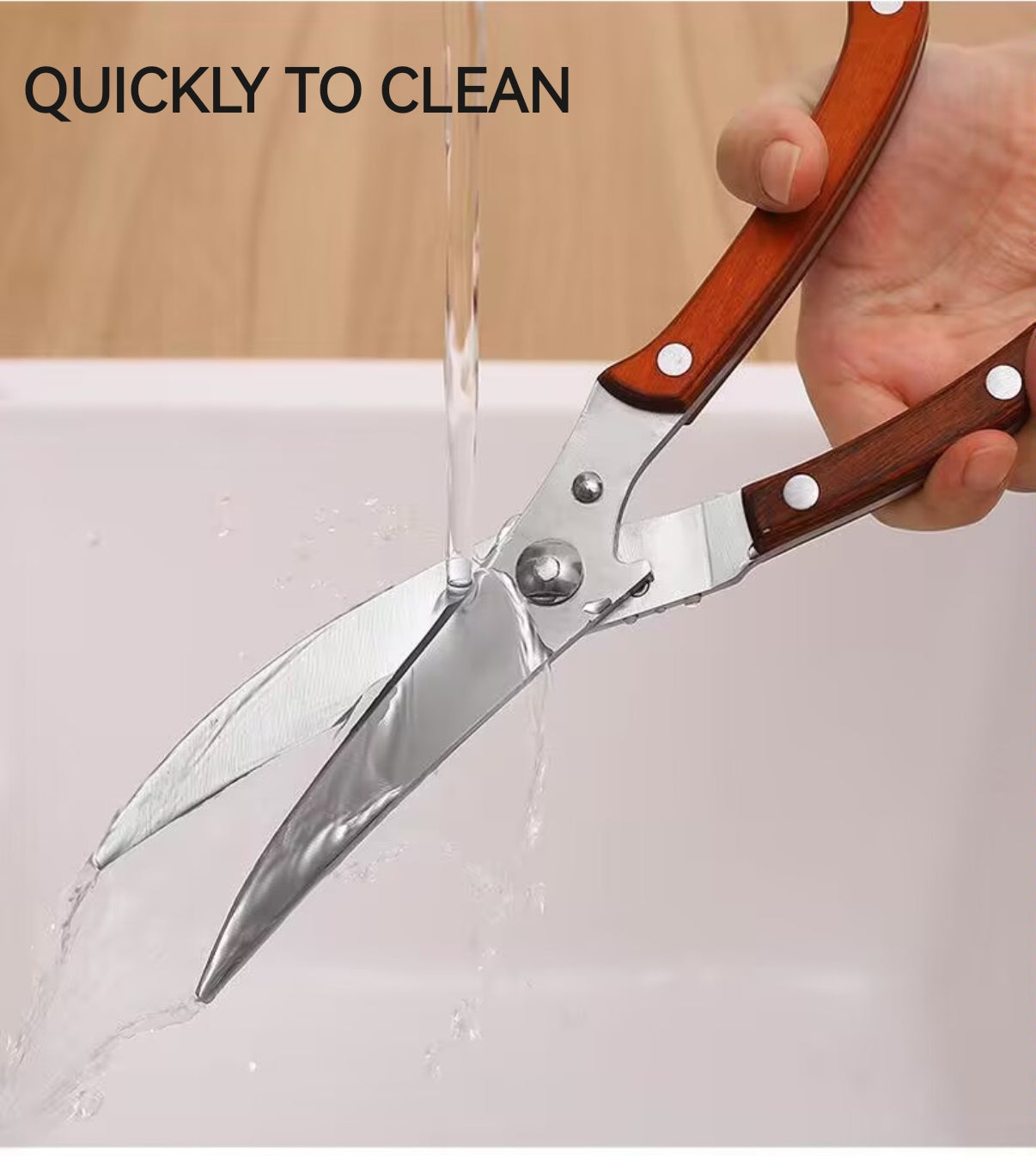 Easy to clean and rust-proof