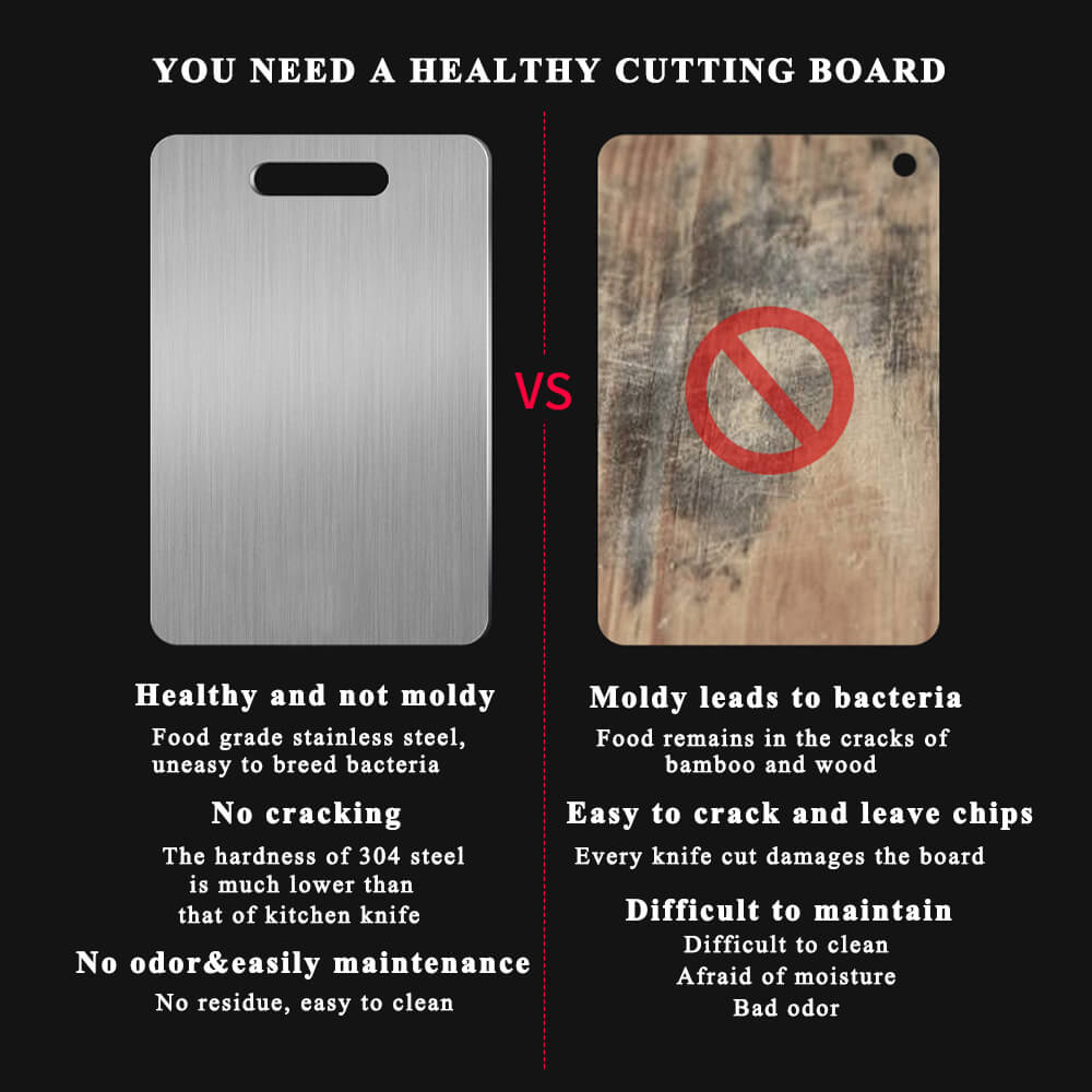 Stainless Steel Cutting Board Large Chopping Board