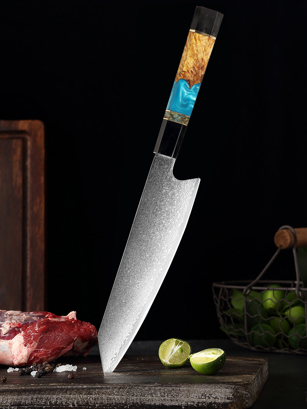 damascus chef knife