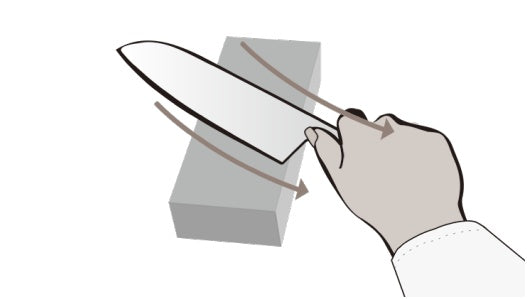 polishing smooth - How to sharpen kitchen knives at home