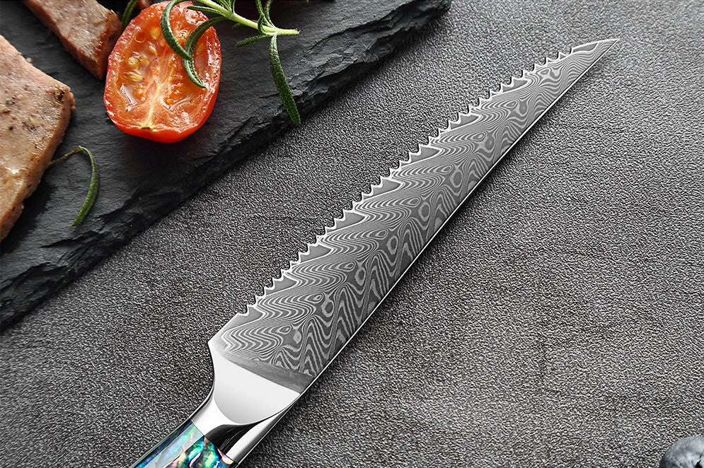 Kizaru Steak Knives  Japanese Serrated Knife Set With Luxury