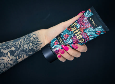 TAN It ALL  SPF 50 Tattoo Stick Ultimate fade protection Prevents ink  discoloration in tattoos Something Handy to protect your tattoos from  fading inside the Tanning BedUnder the sun is the