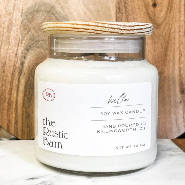 bella soy candle for spring