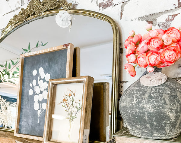 style your mantle around a statement piece