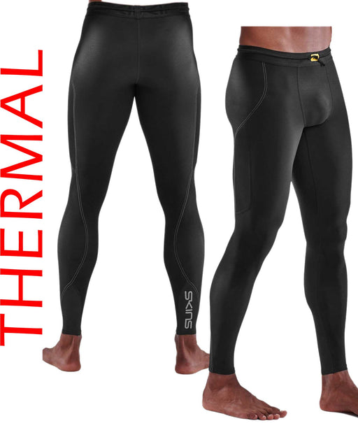 Skins A200 Men's Thermal Compression Long Tights  Compression tights men,  Compression clothing, Skins compression tights