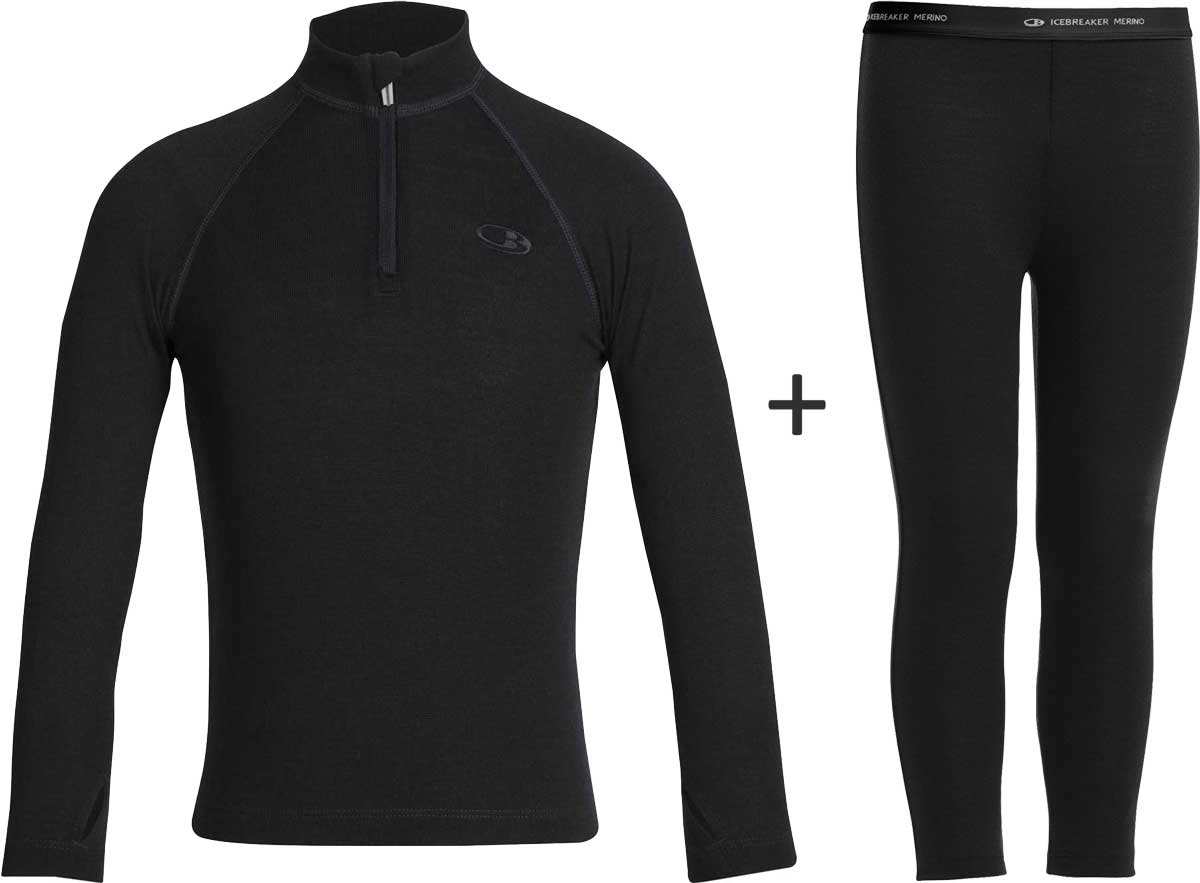 Kids' Icebreaker Merino 260 Tech Top + Leggings COMBO {IC-104499/104500}