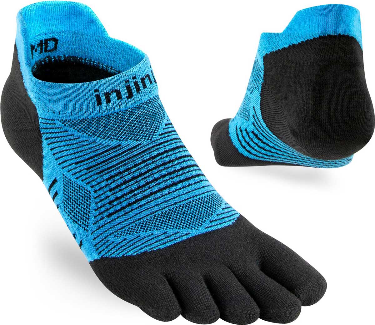 Injinji Men's Lightweight No-Show Toe Socks (INJ-NS)