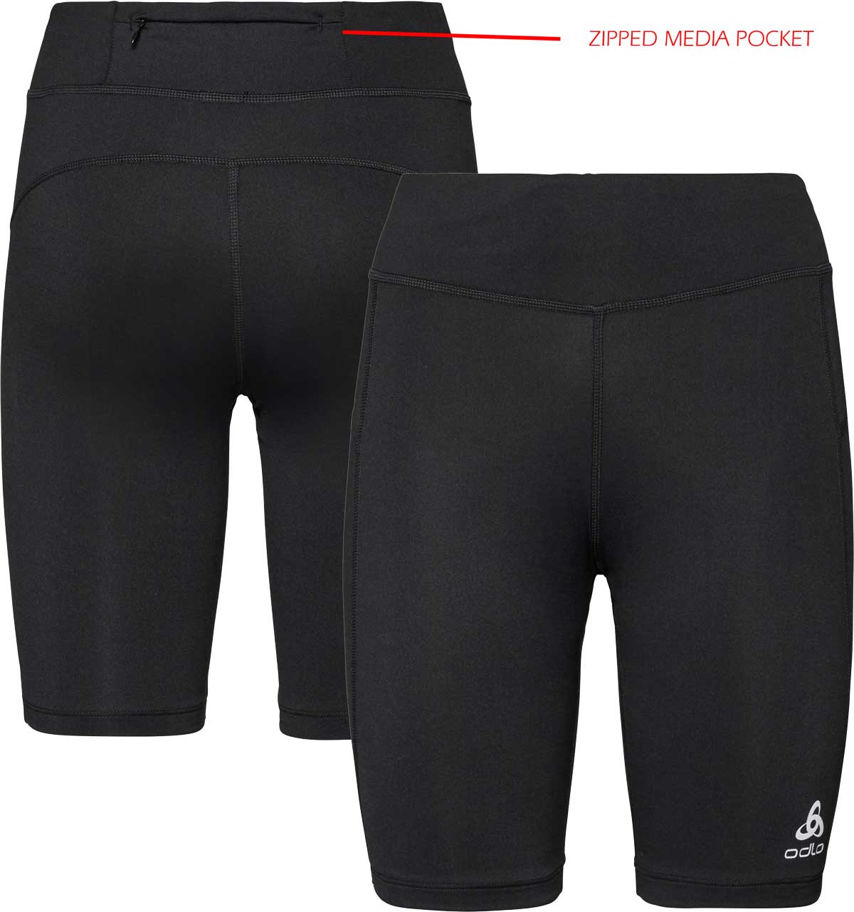 ODLO Women's Smooth Soft Run Shorts