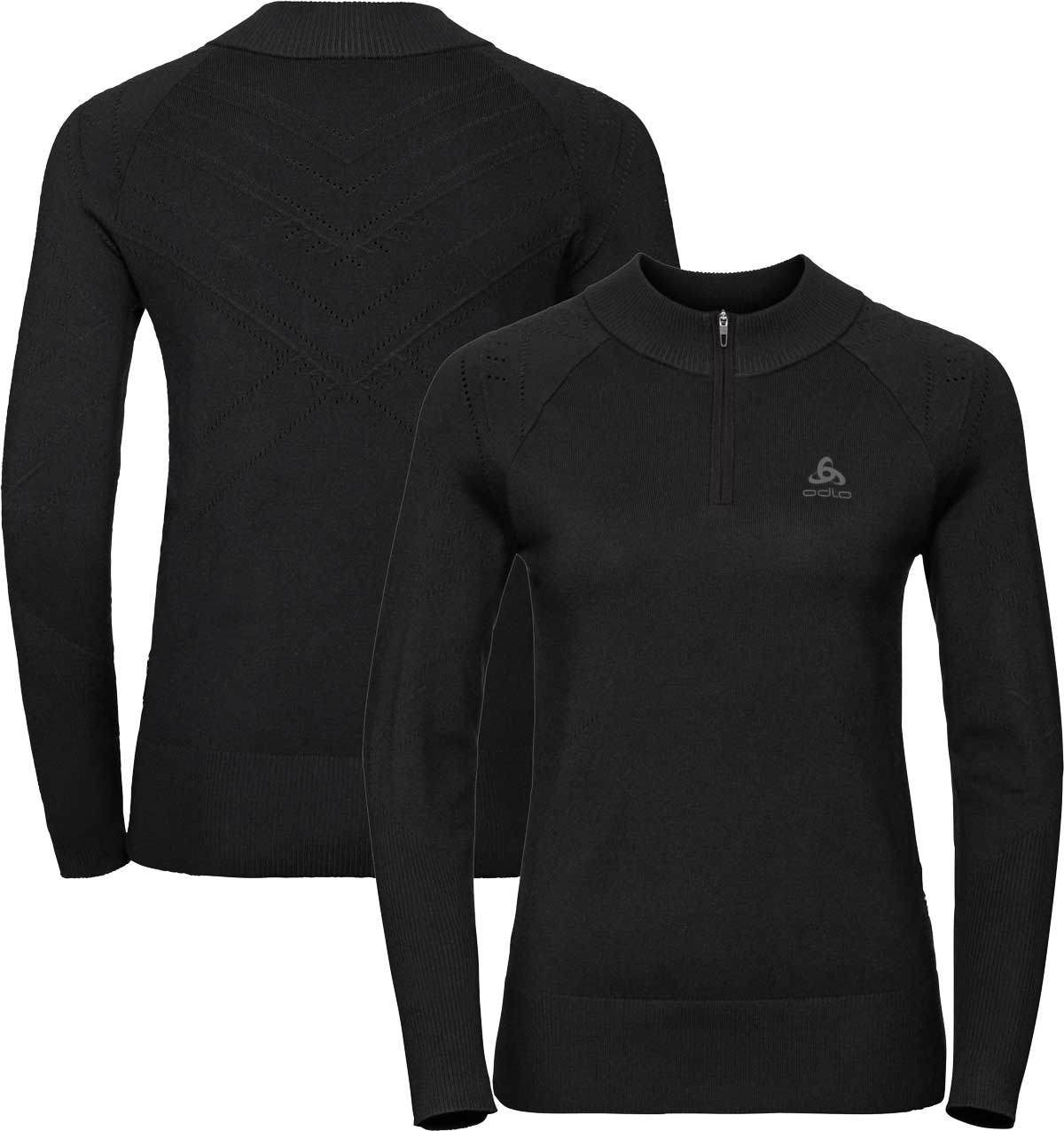 ODLO Women's Natural+ X-Warm Unity Kinship Half Zip Mid-Layer