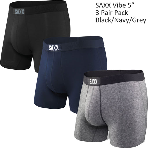 SAXX Men's Vibe 3 Trunk Boxers  Short Leg SAXX Vibe Boxers — Baselayer Ltd