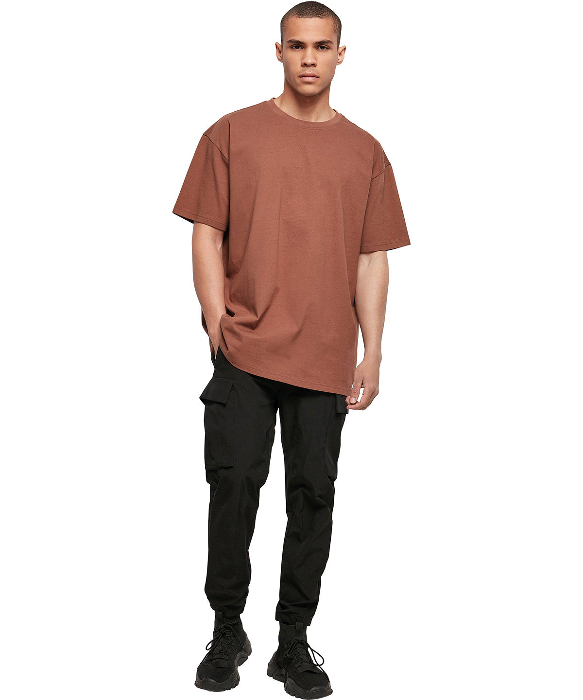 Men's Savage 240gsm Heavyweight Oversized Cotton T-Shirt {BY102}