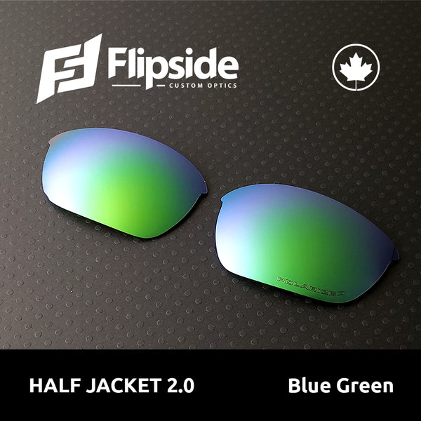 Premium GREEN BLUE Polarized Replacement Lenses for Oakley HALF JACKET  Sunglasses – Flipside Optics