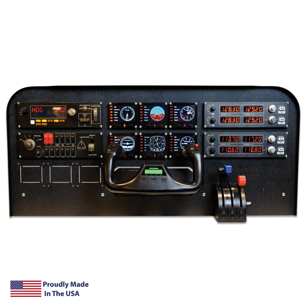 Fv7 Gleim Aviation Volair Sim Cockpit Panel Kit Flight Velocity 0167