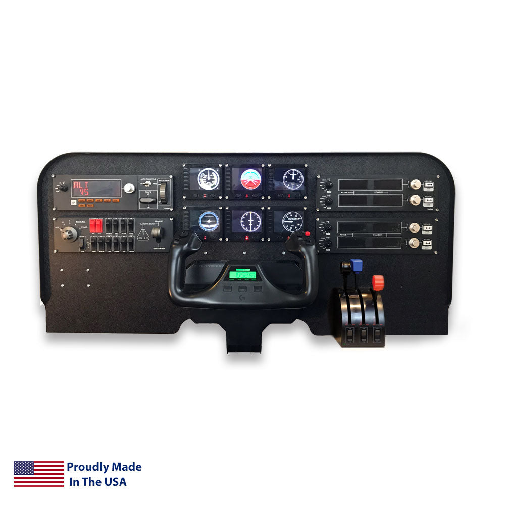 flight simulator cockpit panel
