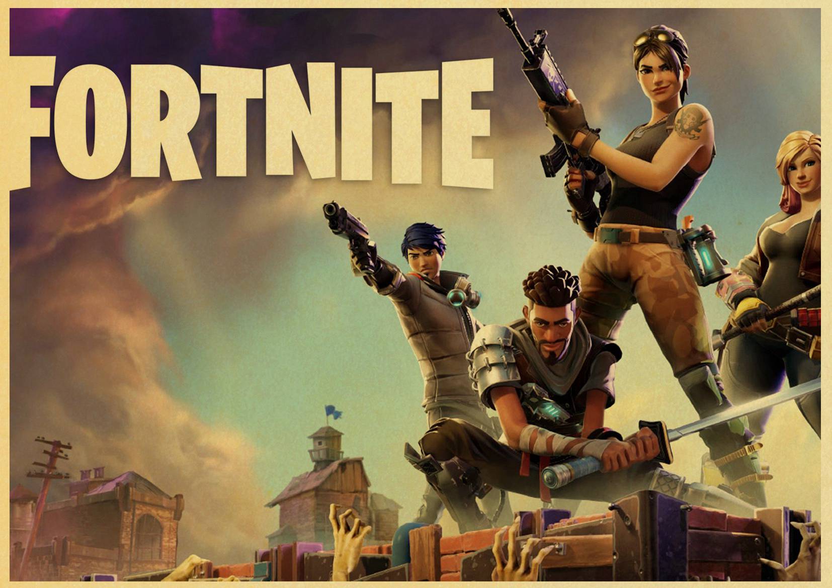 Fortnite Images To Print Free V Bucks No Gift Card - details about fortnite battle royale game canvas wall art print picture roblox gaming raven