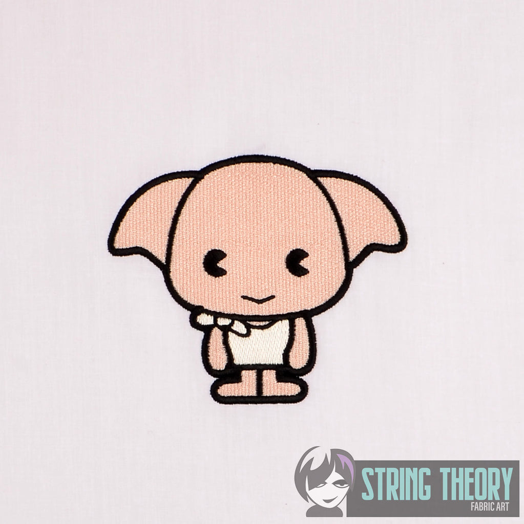 Harry Potter Chibi Dobby  4x4 machine embroidery design 