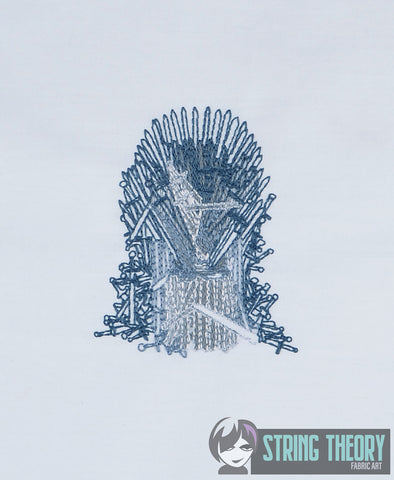 Sword Throne Iron Throne 4x4 Machine Embroidery Design String