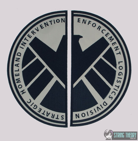 Super Team Logo applique Split Design 6x10 machine embroidery design