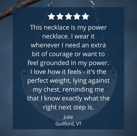 Julie's review of the Deep Knowing Necklace.