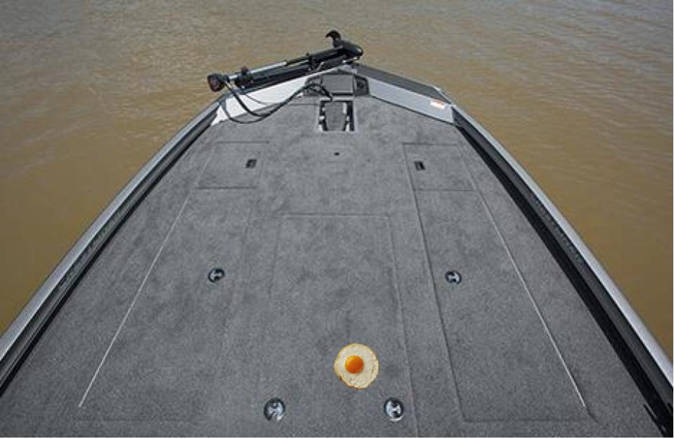 Jon Boat Floor Ideas : Boat Deck Built This Into My Aluminum Fishing