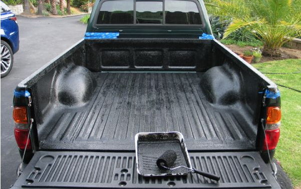 durabak bedliner applied to truck