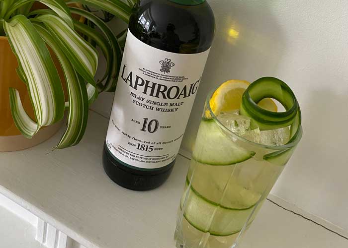 Laphroaig Whisky Main Course Lemon Highball