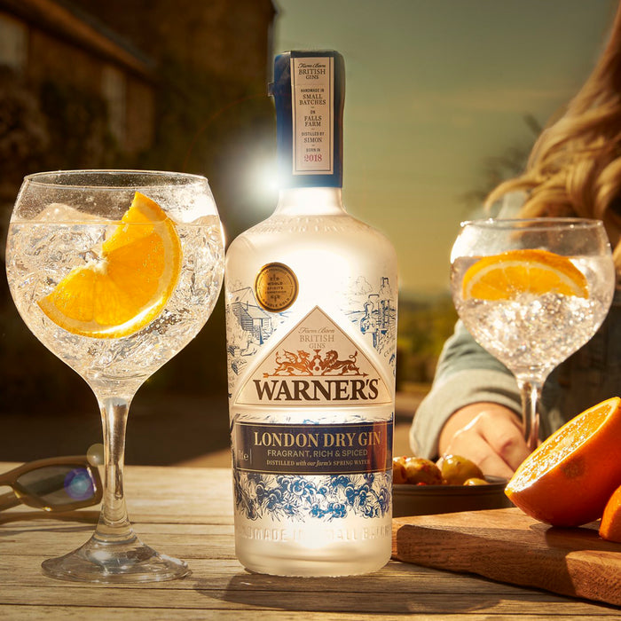 Warner's London Dry Gin 70cl 40% ABV