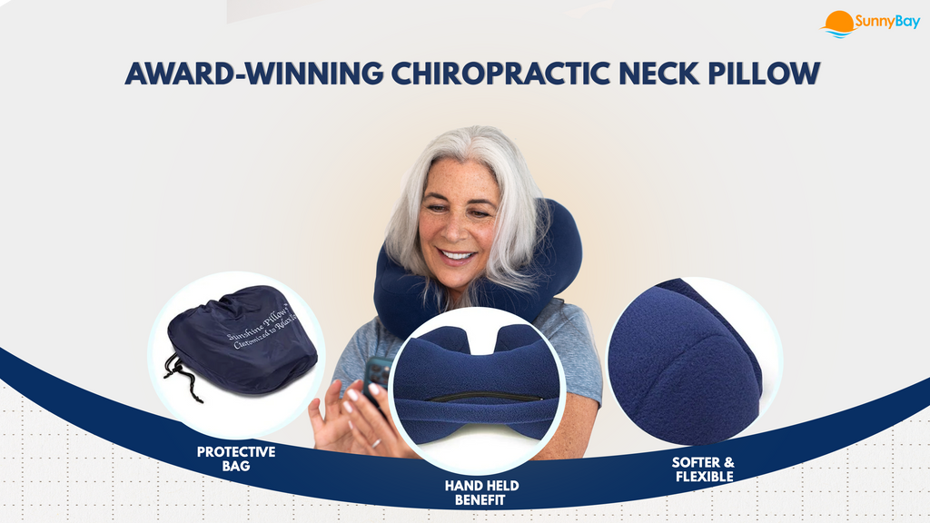 chiropractic neck pillow from sunnybay