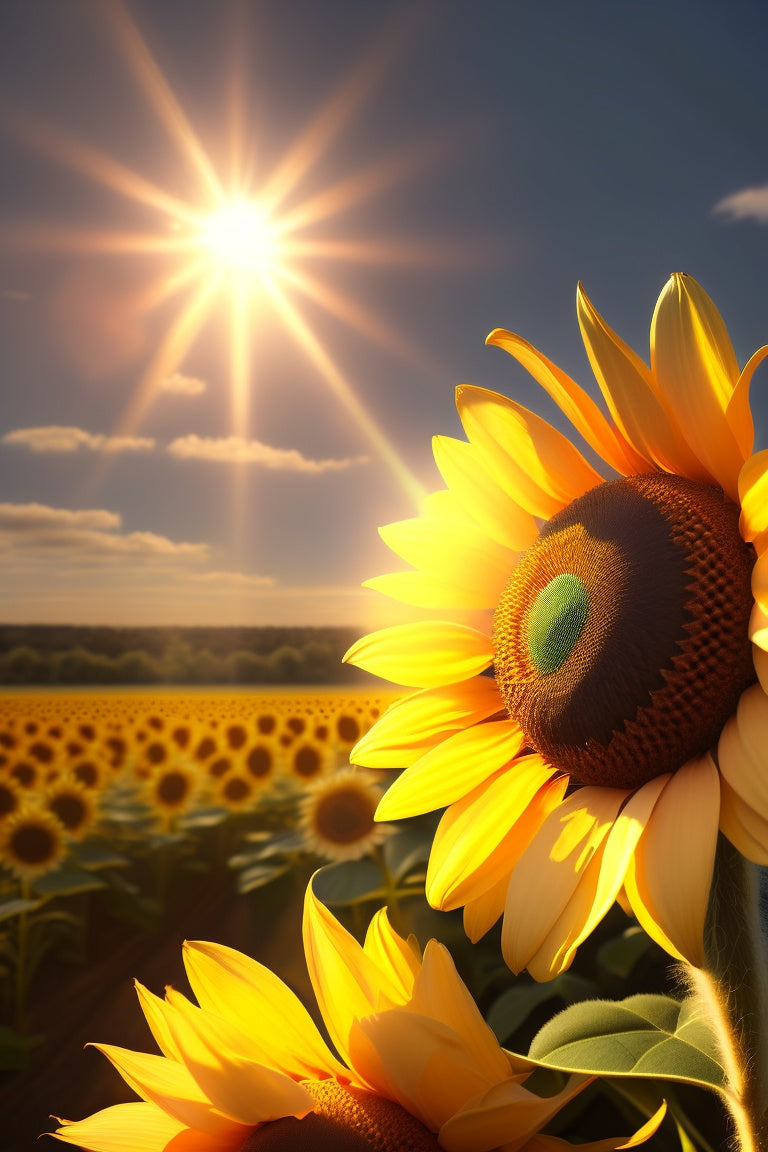 Shine Bright Sunflower – Diamond Painting