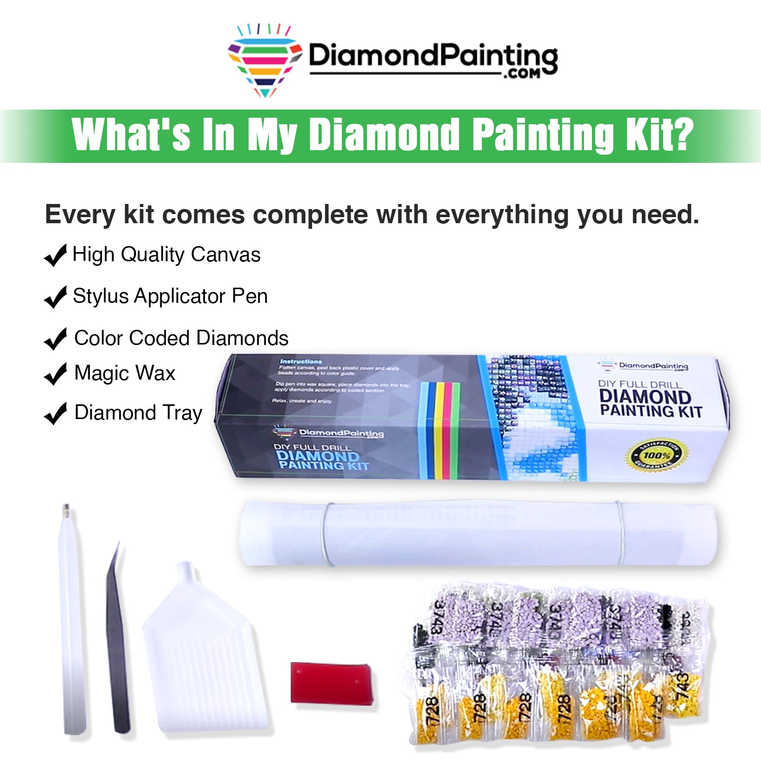 Horse On The Grass Diamond Painting Kit - DIY – Diamond Painting Kits