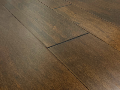 dark maple hardwood flooring