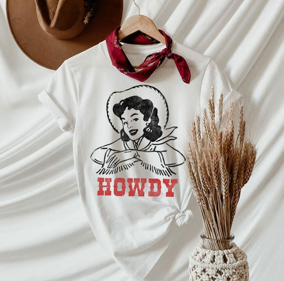 HOWDY GRAPHIC TOP