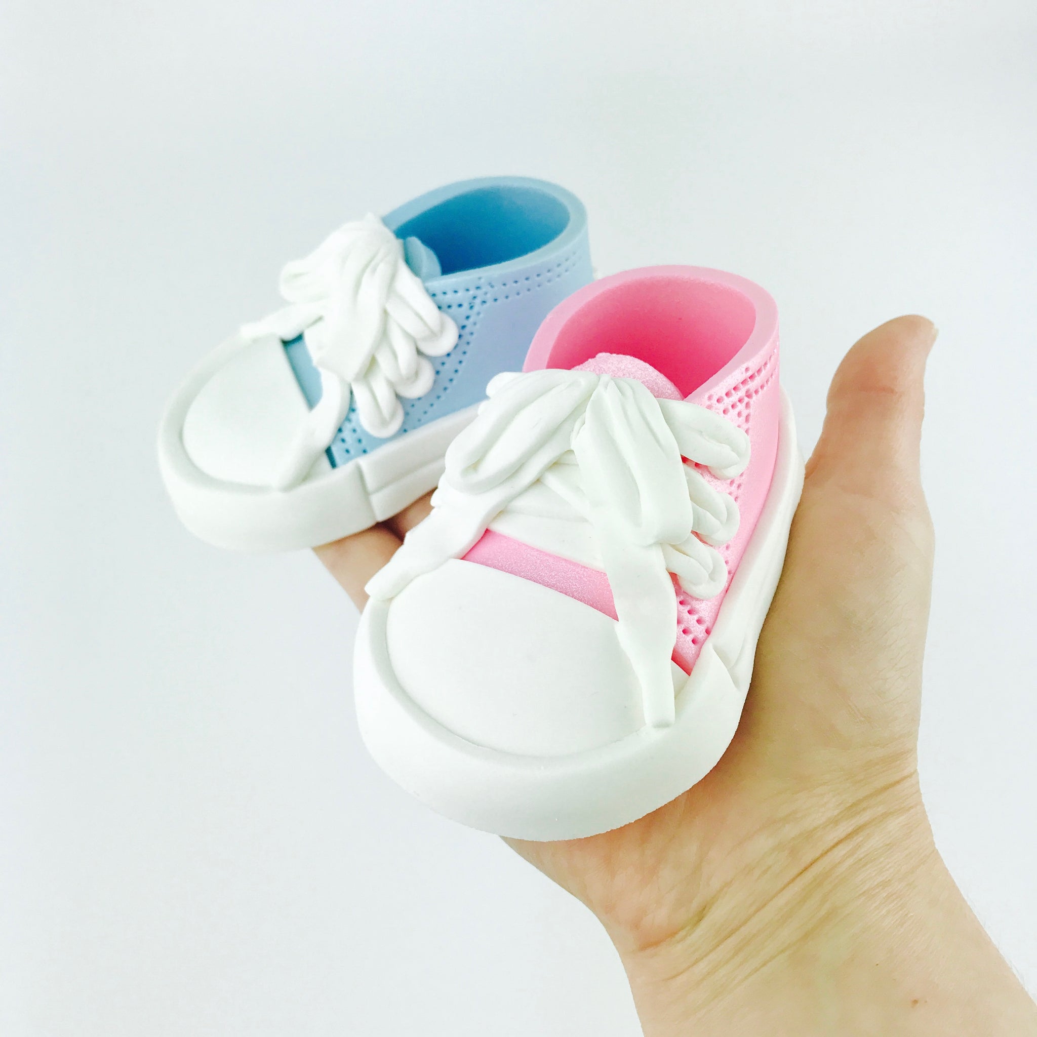 pink blue shoe
