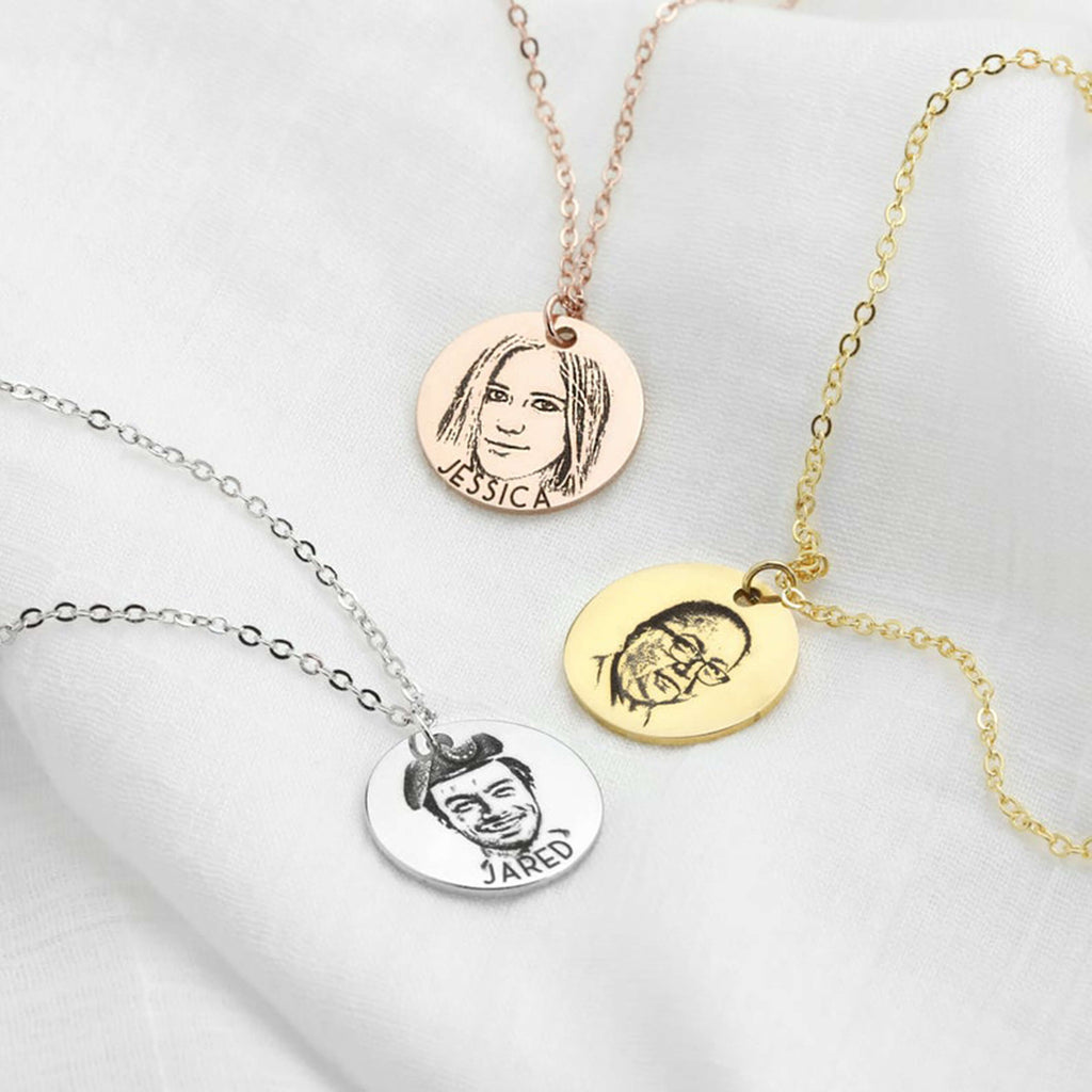 Bridesmaid Gifts Children's Drawing Necklace Kid Artwork Necklace Cust –  UrWeddingGifts