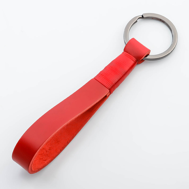 Groomsmen Gift Personalized Leather Key Chain Coordinates Key Ring Nam ...