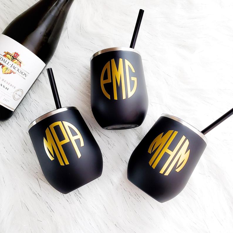 Personalized Wine Tumbler Favors –