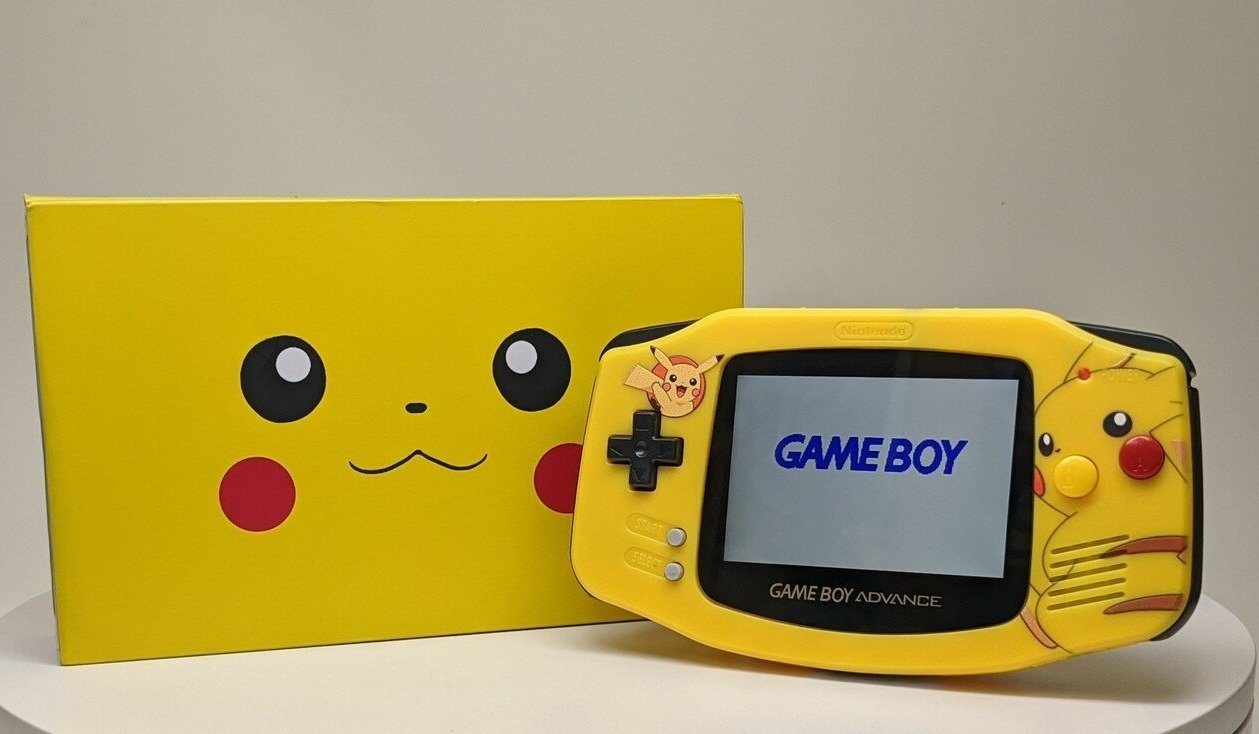 Gameboy Advance Pikachu Edition (High Brightness)