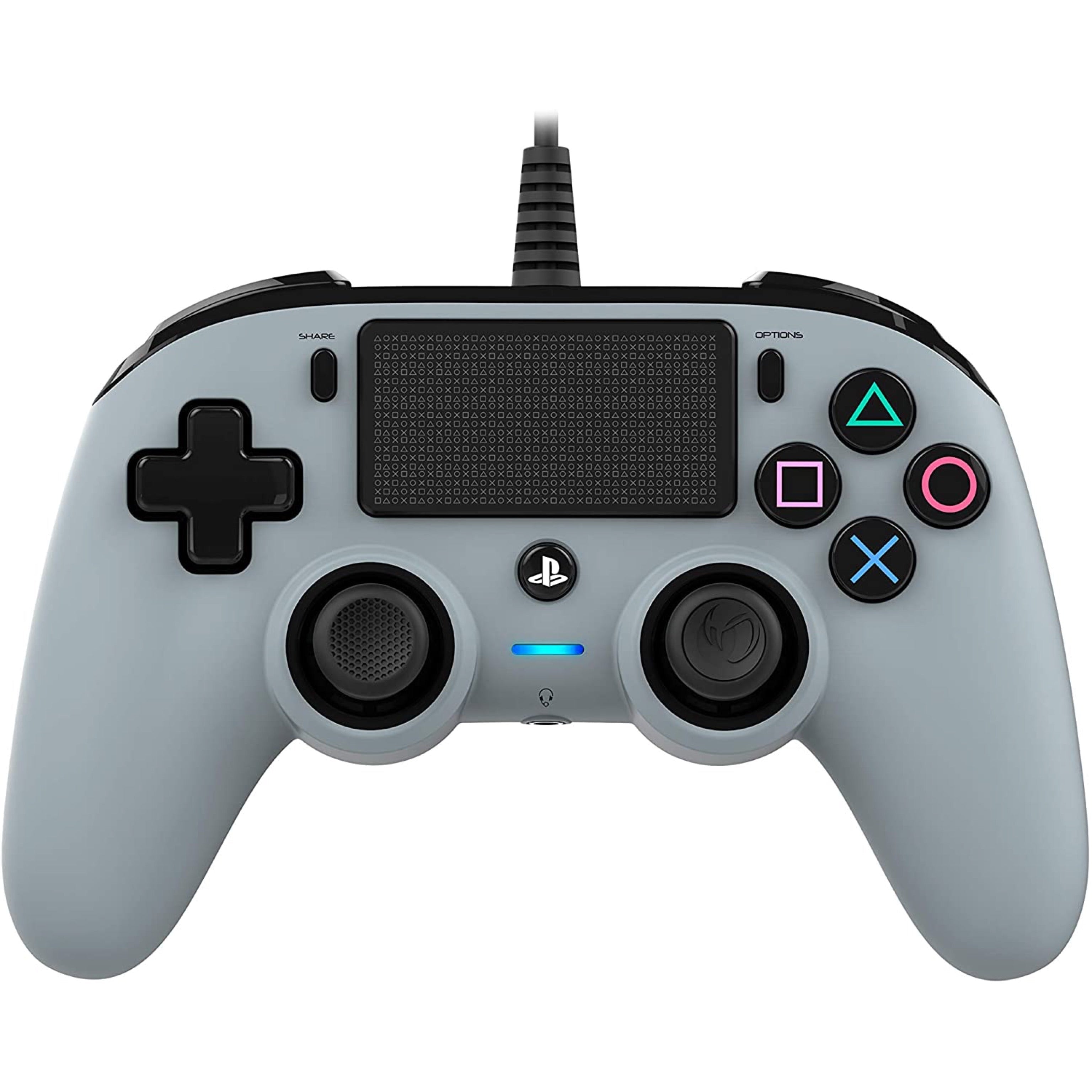 Nacon Wired Compact Controller For PlayStation 4 - Gray