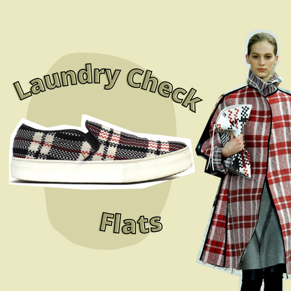 Laundry Check Celine Flats