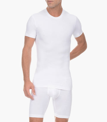 2(X)IST Men's High Waist Shapewear Form Contour Pouch Brief, White, Small  at  Men's Clothing store: Briefs Underwear