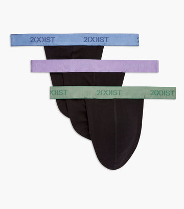 2xist Cotton 3-Pack Thong 31020302