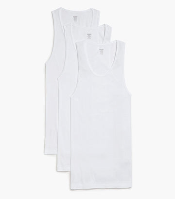 MFPEN Two-Pack Ribbed Cotton Tank Tops for Men