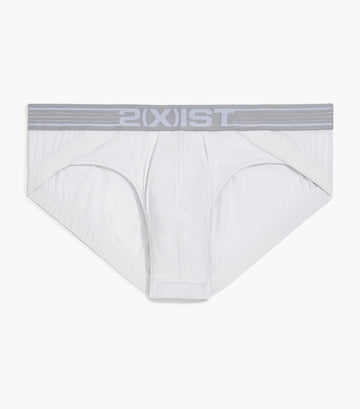 2(X)IST Men's High Waist Shapewear Form Contour Pouch Brief, White, Small  at  Men's Clothing store: Briefs Underwear